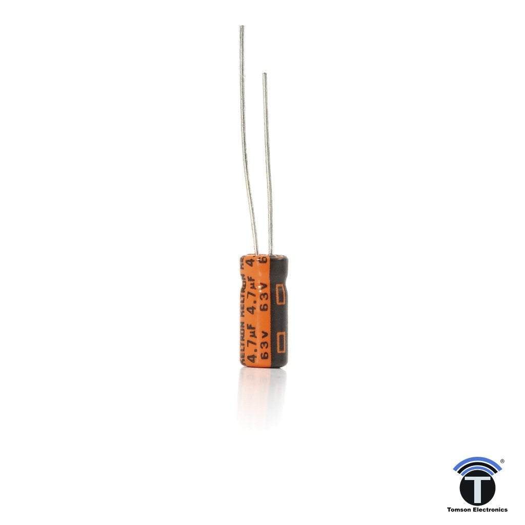 KELTRON 4.7 uF/63 V Radial Electrolytic Capacitor KELTRON 4.7 uF/63 V Radial Electrolytic Capacitor
